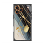 プレミアムスクエアケース with MagSafe［ Marble Nuance Painting Black ］