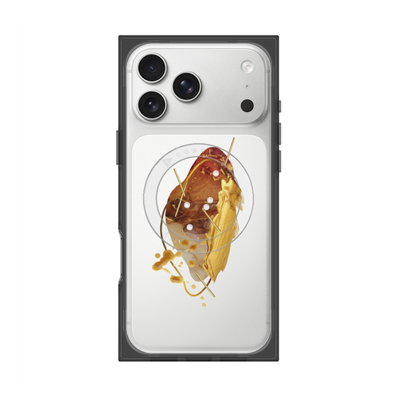 プレミアムスクエアケース with MagSafe［ Nuance Painting Brown ］