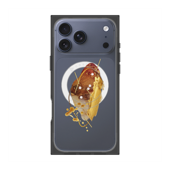プレミアムスクエアケース with MagSafe［ Nuance Painting Brown ］