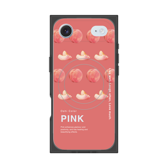 プレミアムスクエアケース with MagSafe［ PINK-Peach ］
