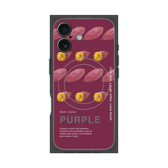 プレミアムスクエアケース with MagSafe［ PURPLE-Sweet potato ］