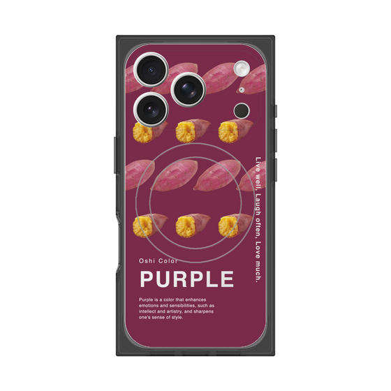 プレミアムスクエアケース with MagSafe［ PURPLE-Sweet potato ］