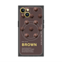 プレミアムスクエアケース with MagSafe［ BROWN-Chocolate ］