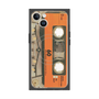 プレミアムスクエアケース with MagSafe［ RETORO CASSETTE TAPE - Skeleton Orange ］