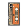 プレミアムスクエアケース with MagSafe［ RETORO CASSETTE TAPE - Skeleton Orange ］