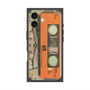 プレミアムスクエアケース with MagSafe［ RETORO CASSETTE TAPE - Skeleton Orange ］