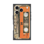 プレミアムスクエアケース with MagSafe［ RETORO CASSETTE TAPE - Skeleton Orange ］