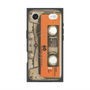 プレミアムスクエアケース with MagSafe［ RETORO CASSETTE TAPE - Skeleton Orange ］