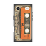 プレミアムスクエアケース with MagSafe［ RETORO CASSETTE TAPE - Skeleton Orange ］