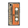 プレミアムスクエアケース with MagSafe［ RETORO CASSETTE TAPE - Skeleton Orange ］