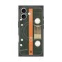 プレミアムスクエアケース with MagSafe［ RETORO CASSETTE TAPE - Opacity Black ］