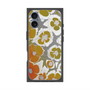 プレミアムスクエアケース with MagSafe［ y2k(Year2000) - Flower - Yellow Gray ］