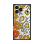 プレミアムスクエアケース with MagSafe［ y2k(Year2000) - Flower - Yellow Gray ］