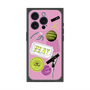 プレミアムスクエアケース with MagSafe［ Playful sticker - Dusty Pink ］