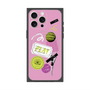 プレミアムスクエアケース with MagSafe［ Playful sticker - Dusty Pink ］