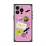 プレミアムスクエアケース with MagSafe［ Playful sticker - Dusty Pink ］