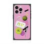 プレミアムスクエアケース with MagSafe［ Playful sticker - Dusty Pink ］