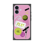 プレミアムスクエアケース with MagSafe［ Playful sticker - Dusty Pink ］
