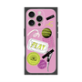 プレミアムスクエアケース with MagSafe［ Playful sticker - Dusty Pink ］