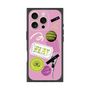 プレミアムスクエアケース with MagSafe［ Playful sticker - Dusty Pink ］