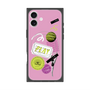 プレミアムスクエアケース with MagSafe［ Playful sticker - Dusty Pink ］