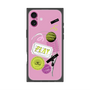 プレミアムスクエアケース with MagSafe［ Playful sticker - Dusty Pink ］