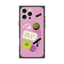 プレミアムスクエアケース with MagSafe［ Playful sticker - Dusty Pink ］