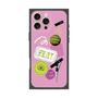 プレミアムスクエアケース with MagSafe［ Playful sticker - Dusty Pink ］