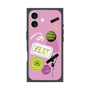 プレミアムスクエアケース with MagSafe［ Playful sticker - Dusty Pink ］