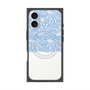 プレミアムスクエアケース with MagSafe［ LANVIN en Bleu - Lace - Blue ］