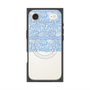 プレミアムスクエアケース with MagSafe［ LANVIN en Bleu - Lace - Blue ］
