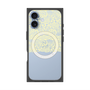プレミアムスクエアケース with MagSafe［ LANVIN en Bleu - Lace - Yellow ］