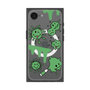 プレミアムスクエアケース with MagSafe［ PAINTING SMILE Green ］