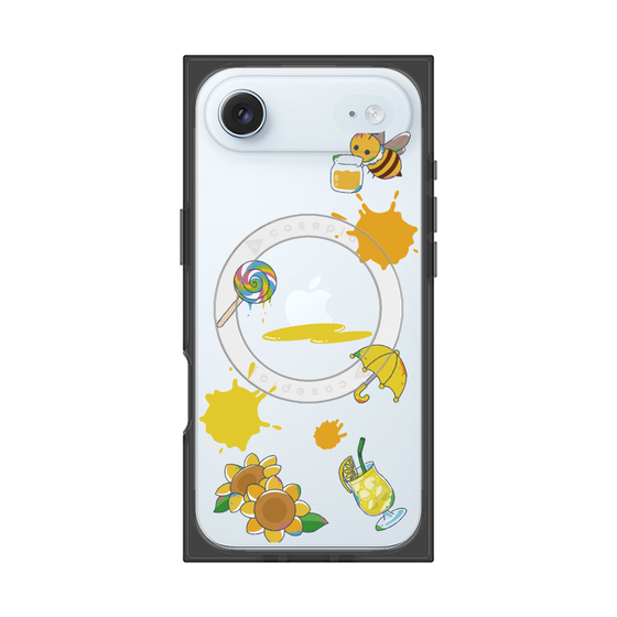 プレミアムスクエアケース with MagSafe［ DRAWING PAPER Yellow ］