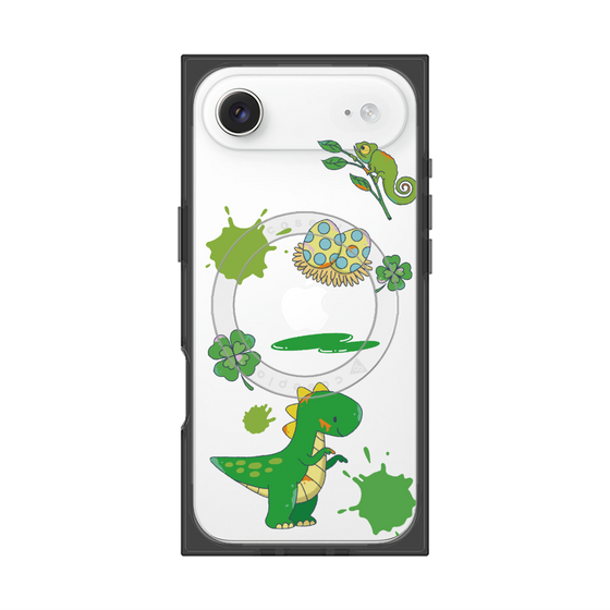 プレミアムスクエアケース with MagSafe［ DRAWING PAPER Green ］