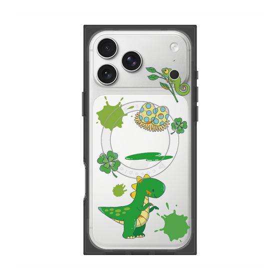 プレミアムスクエアケース with MagSafe［ DRAWING PAPER Green ］