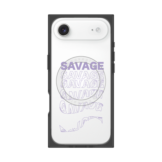 プレミアムスクエアケース with MagSafe［ SAVAGE Purple ］