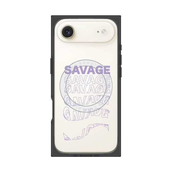 プレミアムスクエアケース with MagSafe［ SAVAGE Purple ］