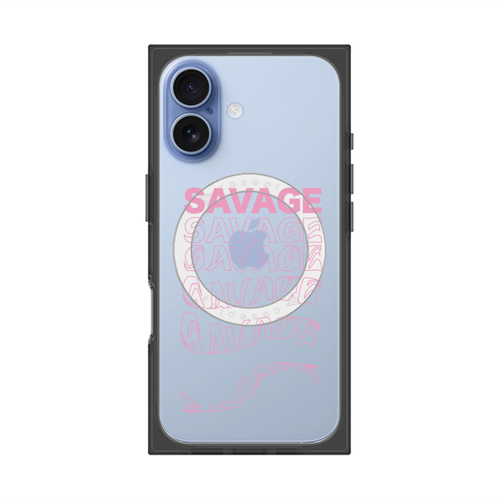プレミアムスクエアケース with MagSafe［ SAVAGE Pink ］