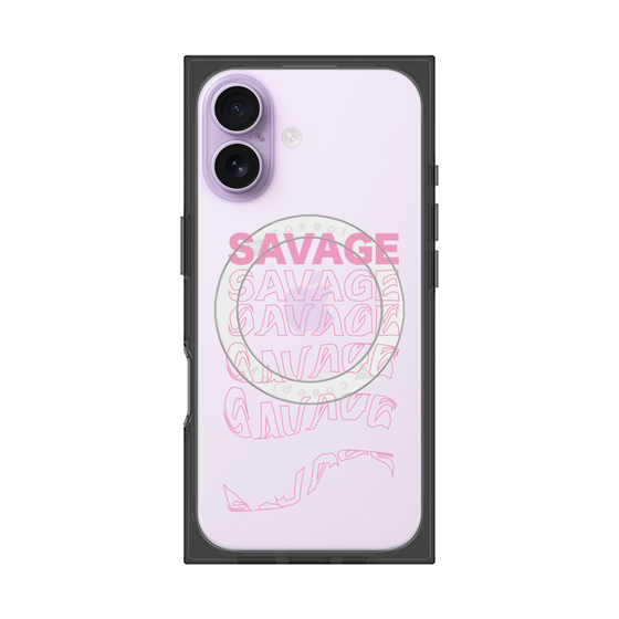 プレミアムスクエアケース with MagSafe［ SAVAGE Pink ］