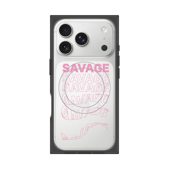 プレミアムスクエアケース with MagSafe［ SAVAGE Pink ］