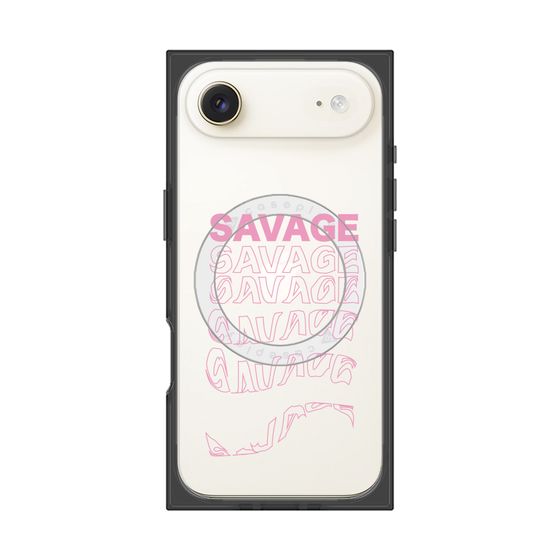 プレミアムスクエアケース with MagSafe［ SAVAGE Pink ］