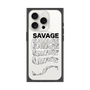 プレミアムスクエアケース with MagSafe［ SAVAGE Black ］