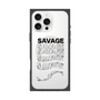 プレミアムスクエアケース with MagSafe［ SAVAGE Black ］