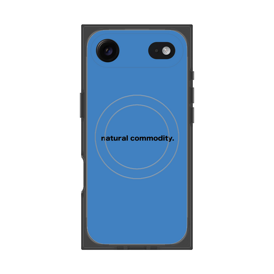プレミアムスクエアケース with MagSafe［ NATURAL COMMODITY Blue ］