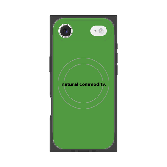 プレミアムスクエアケース with MagSafe［ NATURAL COMMODITY Green ］