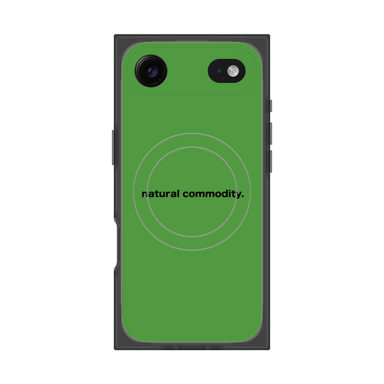 プレミアムスクエアケース with MagSafe［ NATURAL COMMODITY Green ］