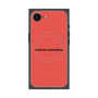 プレミアムスクエアケース with MagSafe［ NATURAL COMMODITY Red ］