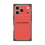 プレミアムスクエアケース with MagSafe［ NATURAL COMMODITY Red ］