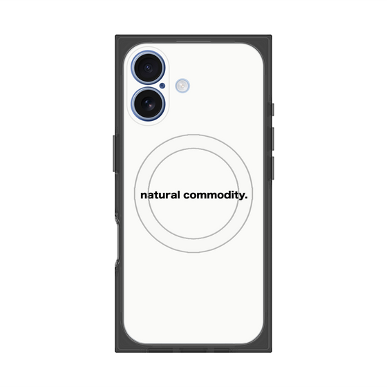 プレミアムスクエアケース with MagSafe［ NATURAL COMMODITY White ］